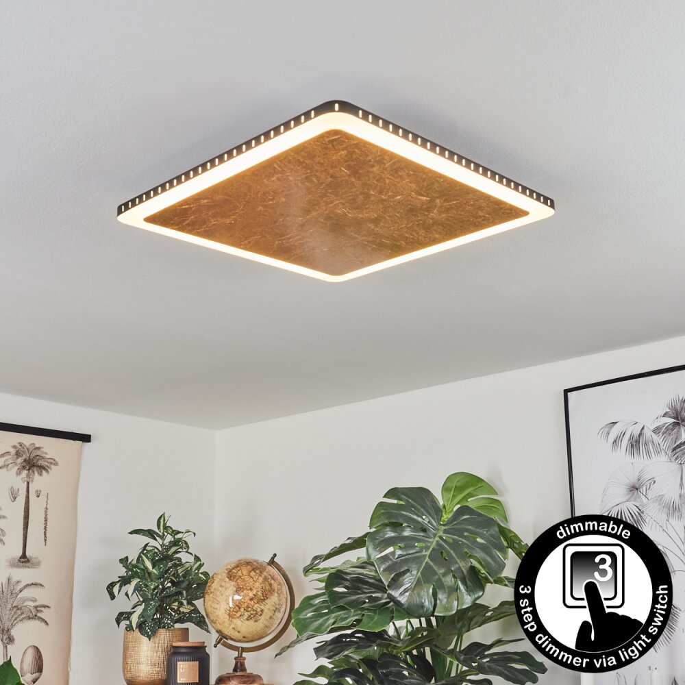 Guacacallo Deckenpanel LED Gold, Schwarz, Weiß, 1-flammig main product photo