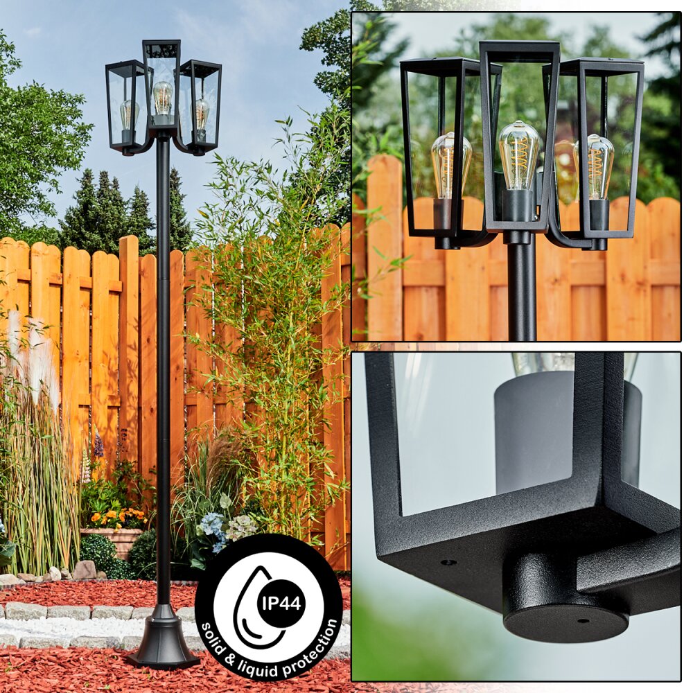 Ruoni Kandelaber Schwarz, 3-flammig main product photo