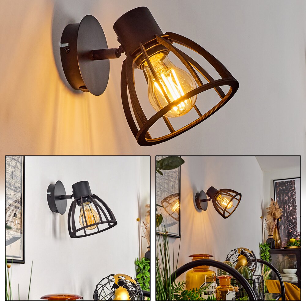 Kaurila Wandleuchte Schwarz, 1-flammig main product photo