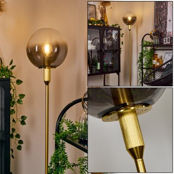 Berle Stehleuchte Gold, 1-flammig Berle Stehleuchte Gold, 1-flammig