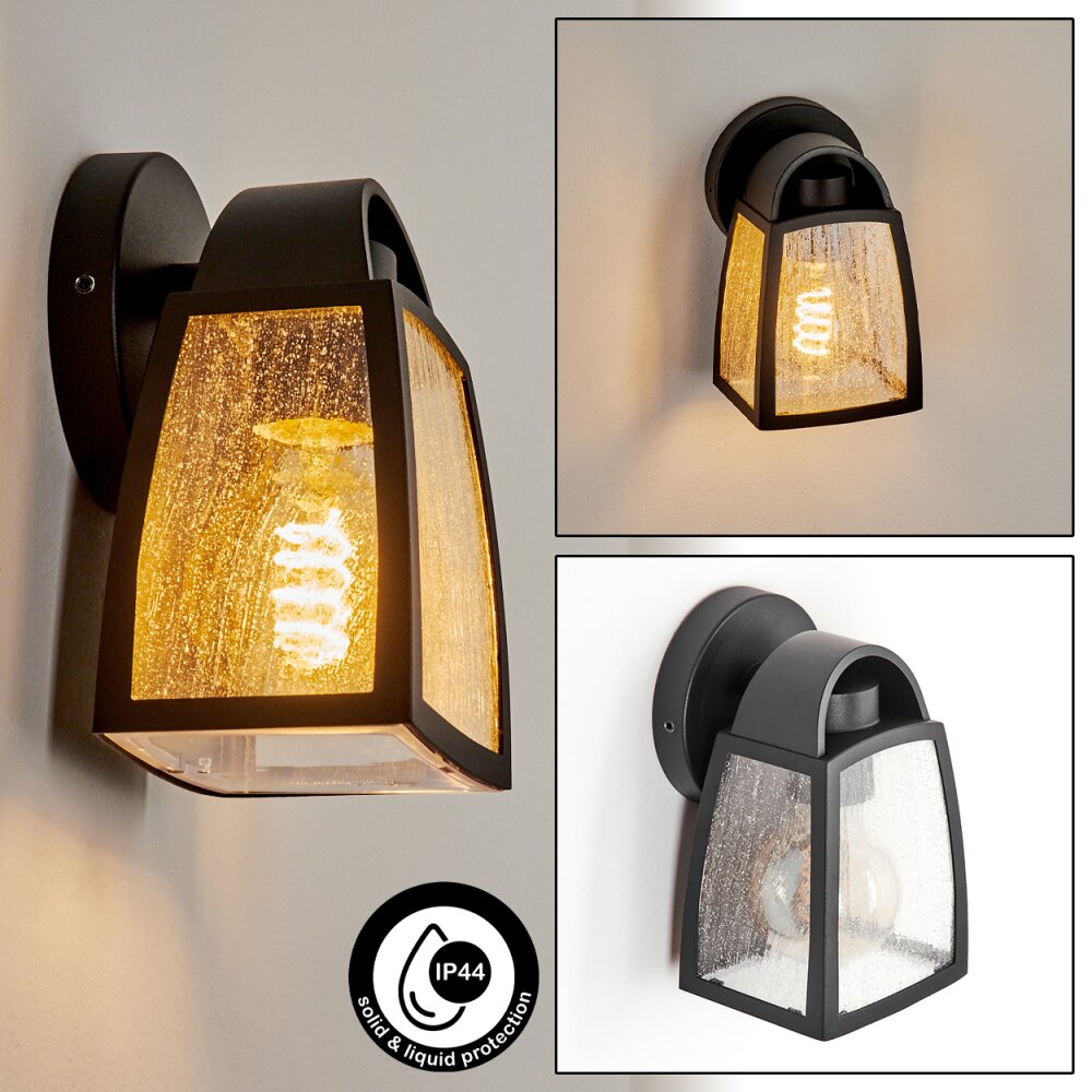Trosa Außenwandleuchte Schwarz, 1-flammig main product photo