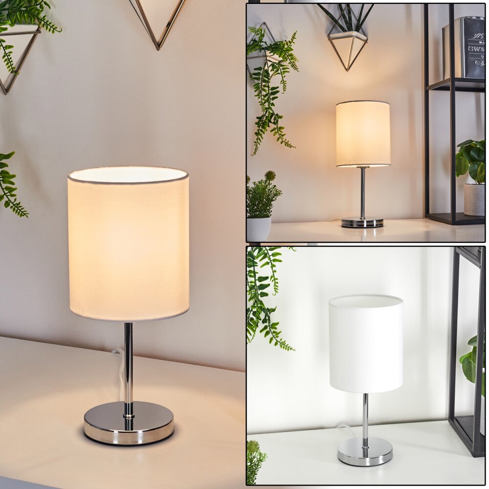 Varmo Tischleuchte Chrom, 1-flammig main product photo