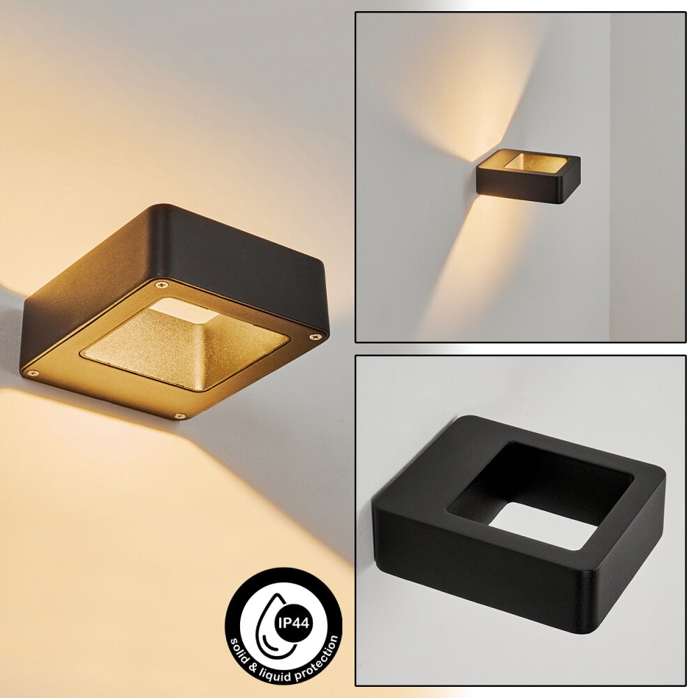 Strandbyn Außenwandleuchte LED Schwarz, 1-flammig main product photo