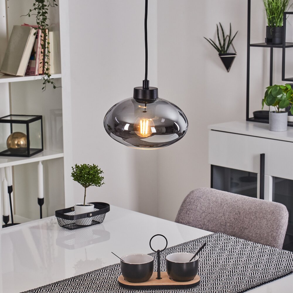 Haikala Hängeleuchte Schwarz, 1-flammig main product photo
