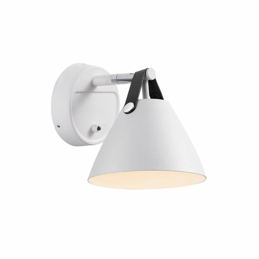 Design For The People by Nordlux Strap Wandleuchte Weiß, 1-flammig main product photo