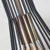 Samorinha Pendelleuchte Messing, Schwarz, 3-flammig
