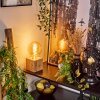 Heimola Tischleuchte Holz hell, 1-flammig