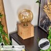Heimola Tischleuchte Holz hell, 1-flammig