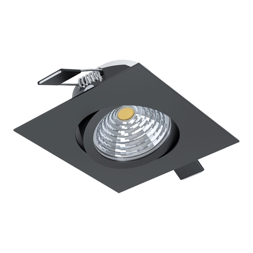 Eglo SALICETO Einbauleuchte LED Schwarz, 1-flammig main product photo