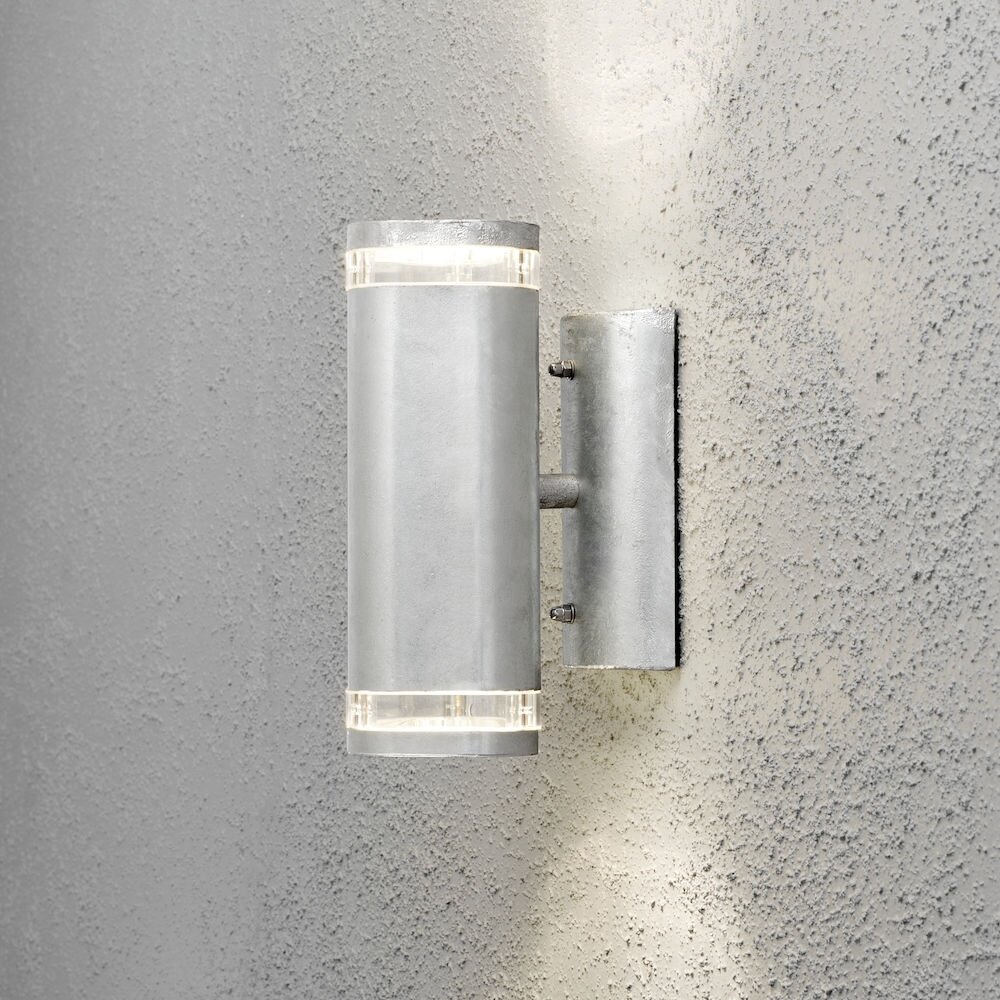 Konstsmide Modena Außenwandleuchte Verzinkt, 2-flammig main product photo
