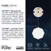 Paul Neuhaus PURE-GEMIN Pendelleuchte LED Aluminium, Schwarz, 5-flammig