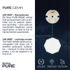 Paul Neuhaus PURE-GEMIN Stehleuchte LED Aluminium, Schwarz, 1-flammig