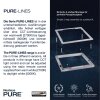 Paul Neuhaus PURE-LINES Deckenleuchte LED Anthrazit, 1-flammig, Fernbedienung