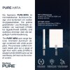 Paul Neuhaus PURE-MIRA Deckenleuchte LED Schwarz, 2-flammig, Fernbedienung