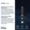 Paul Neuhaus PURE-VEGA Pendelleuchte LED Schwarz, 9-flammig