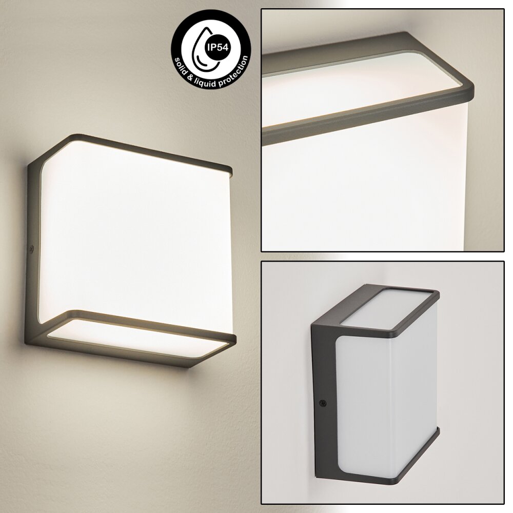 Burseryd Außenwandleuchte LED Anthrazit, Weiß, 1-flammig main product photo