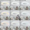Azenha Deckenventilator LED, 1-flammig, Fernbedienung