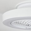 Azenha Deckenventilator LED, 1-flammig, Fernbedienung