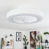 Azenha Deckenventilator LED, 1-flammig, Fernbedienung