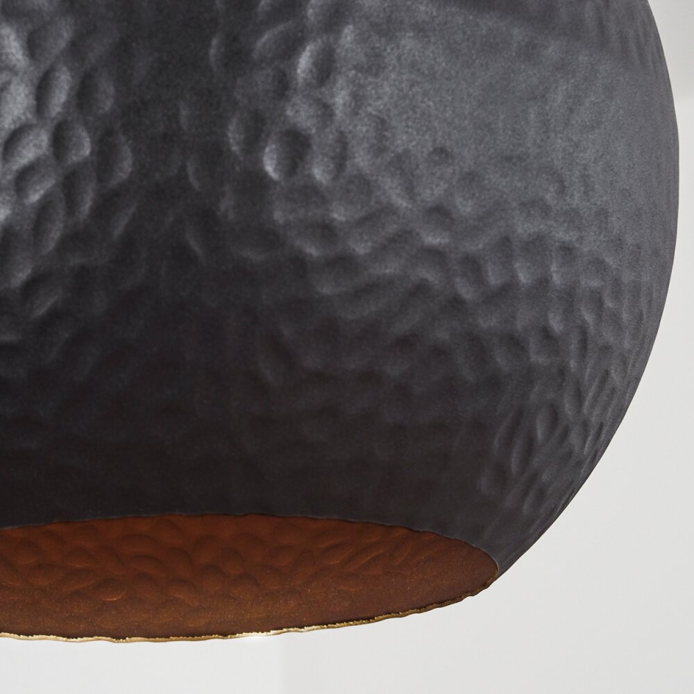 Cabanes  Hängeleuchte Schwarz, 1-flammig