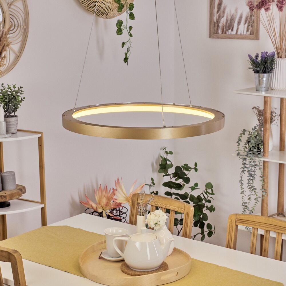 Charata Pendelleuchte LED Messing, 1-flammig main product photo