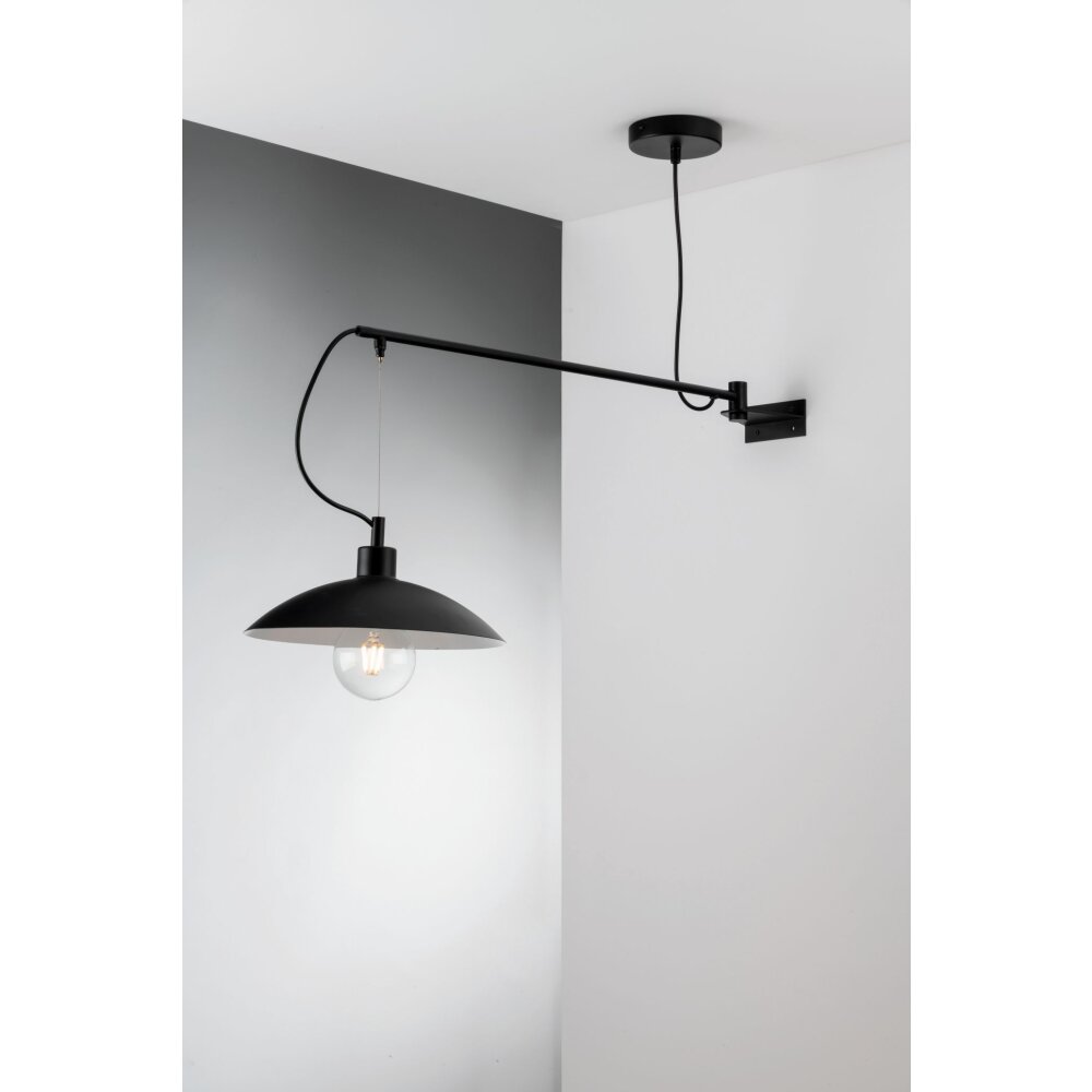 Luce Design ELDORADO Wandleuchte Schwarz, 1-flammig main product photo
