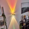 Sapri Wandleuchte Silber, 1-flammig