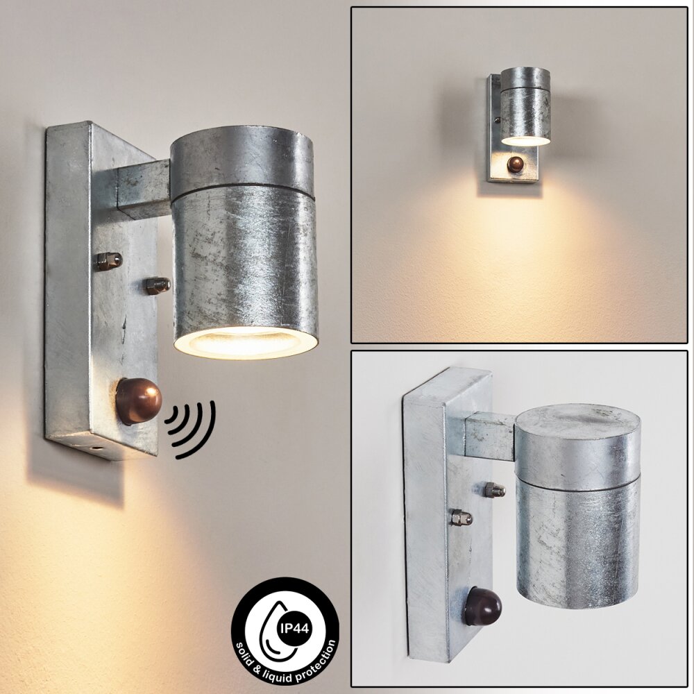 Bessiebelle Außenwandleuchte Verzinkt, 1-flammig, Bewegungsmelder main product photo