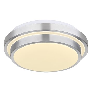 Globo GREGORY Deckenleuchte LED Aluminium, Weiß, 1-flammig, Bewegungsmelder Globo GREGORY Deckenleuchte LED Aluminium, Weiß, 1-flammig, Bewegungsmelder