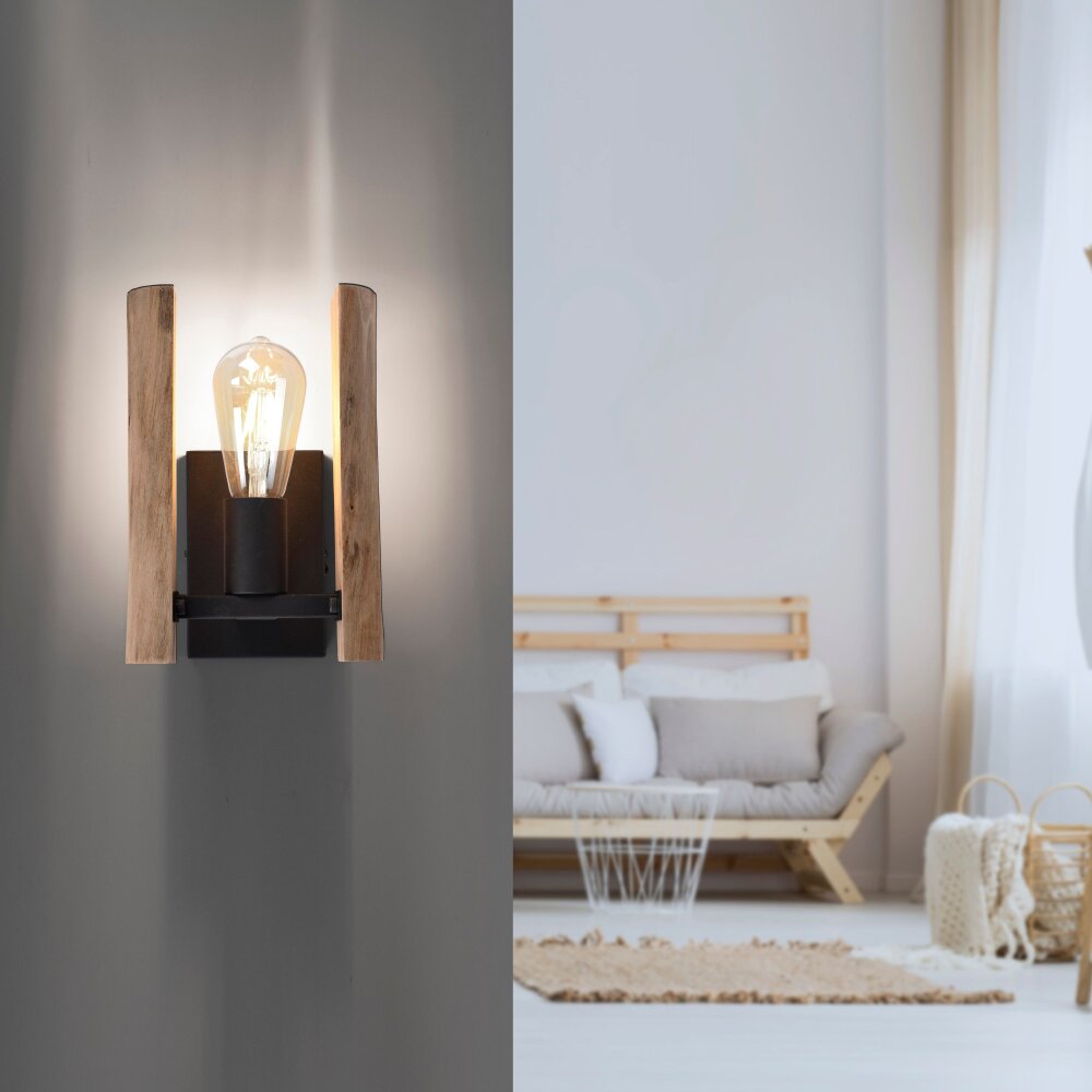 Leuchten Direkt LOG Wandleuchte Naturfarben, 1-flammig main product photo