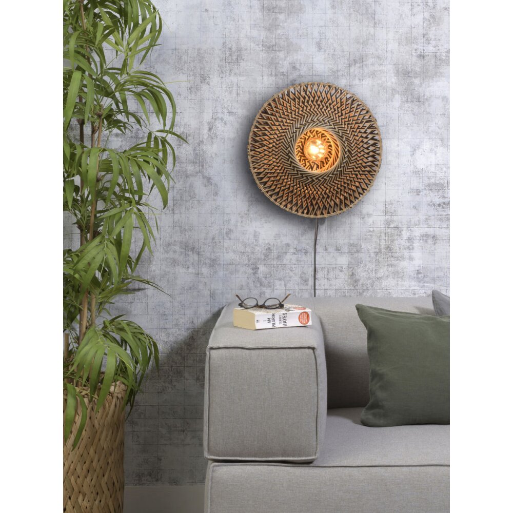 Good & Mojo BALI Wandleuchte Schwarz, 1-flammig main product photo