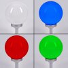 Kanganbou Solarleuchte LED Silber, 4-flammig, Farbwechsler