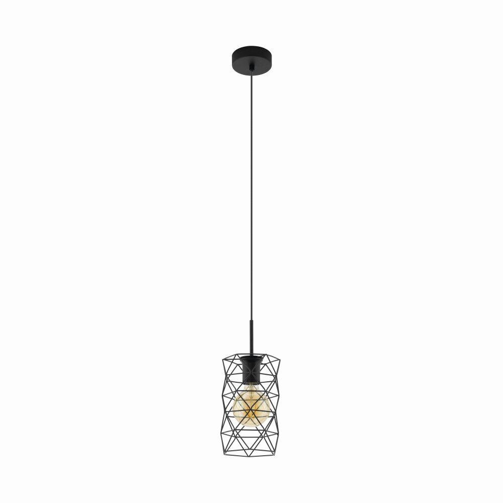 Eglo ESTEVAU Hängeleuchte Dunkelbraun, 1-flammig main product photo