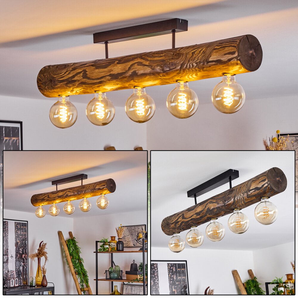 Canedo Deckenleuchte Braun, Naturfarben, Schwarz, 5-flammig main product photo