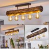 Canedo Deckenleuchte Braun, Naturfarben, Schwarz, 5-flammig Canedo Deckenleuchte Braun, Naturfarben, Schwarz, 5-flammig