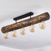Canedo Deckenleuchte Braun, Naturfarben, Schwarz, 5-flammig Canedo Deckenleuchte Braun, Naturfarben, Schwarz, 5-flammig