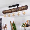 Canedo Deckenleuchte Braun, Naturfarben, Schwarz, 5-flammig Canedo Deckenleuchte Braun, Naturfarben, Schwarz, 5-flammig
