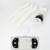 Malloa Deckenventilator LED Weiß, 1-flammig, Fernbedienung