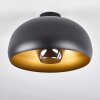 Gaudi Deckenleuchte Gold, Schwarz, 1-flammig