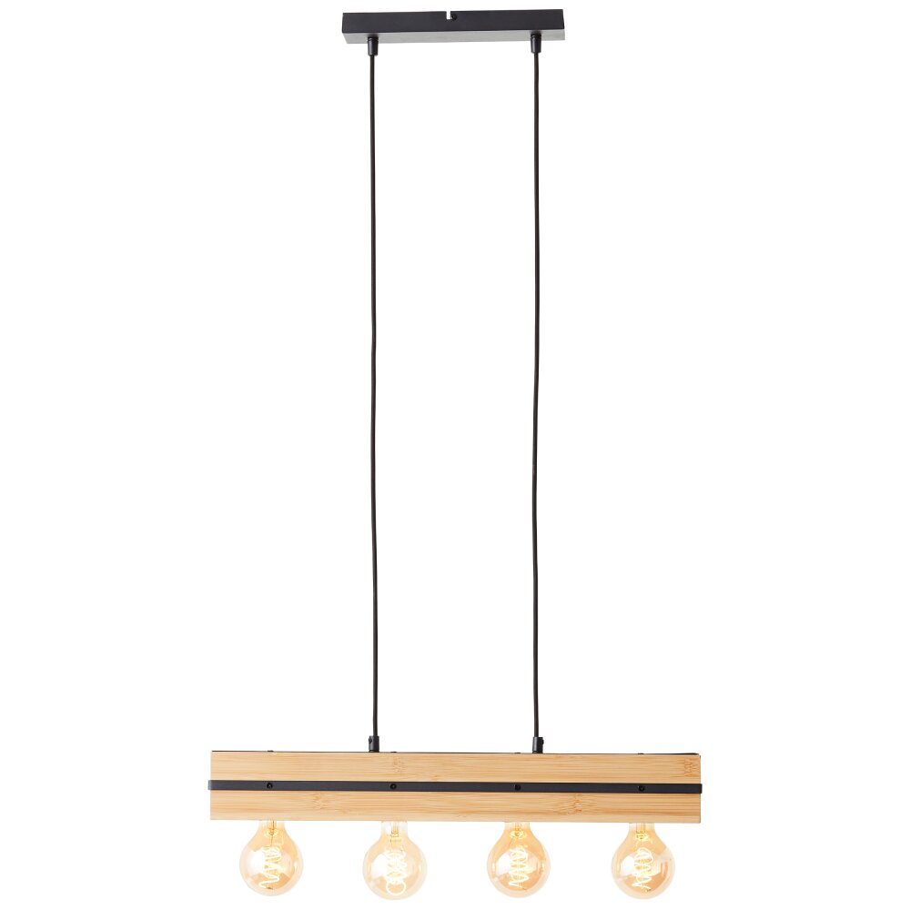 Brilliant Benny Pendelleuchte Schwarz, 4-flammig main product photo