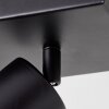 Brilliant Jello Wandleuchte LED Schwarz, 1-flammig