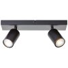 Brilliant Jello Deckenleuchte LED Schwarz, 2-flammig