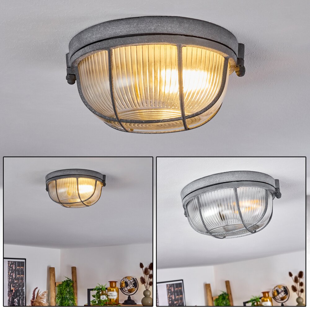 Chaquire Deckenleuchte Grau, 1-flammig main product photo