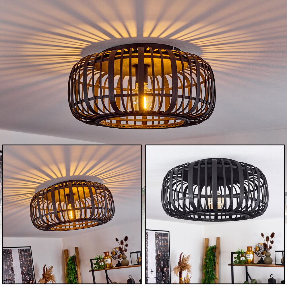 Teheran Deckenleuchte Schwarz, 1-flammig main product photo