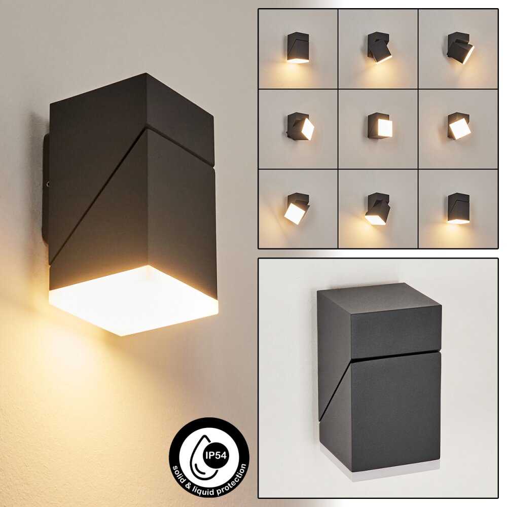 Toogong Außenwandleuchte LED Anthrazit, 1-flammig main product photo
