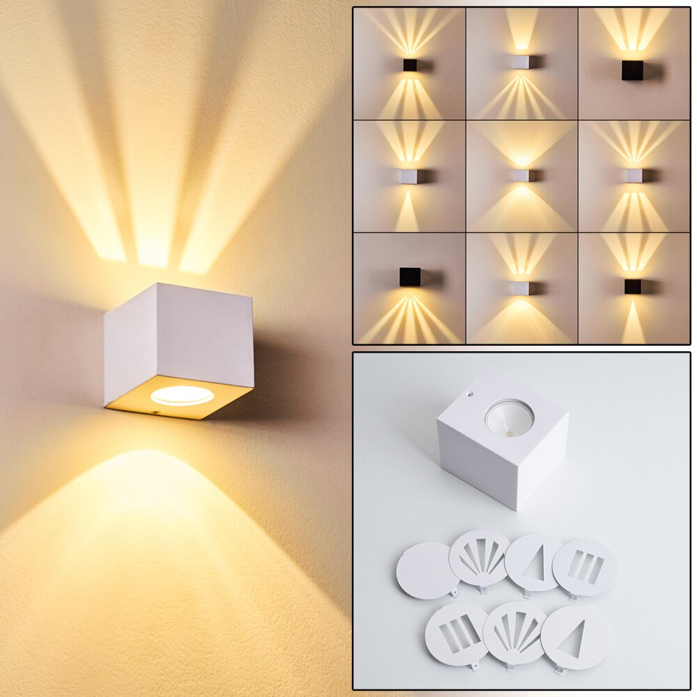 Jonava Außenwandleuchte LED Weiß, 2-flammig main product photo