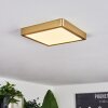 Finsrud Deckenpanel LED Gold, 1-flammig