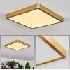 Finsrud Deckenpanel LED Gold, 1-flammig