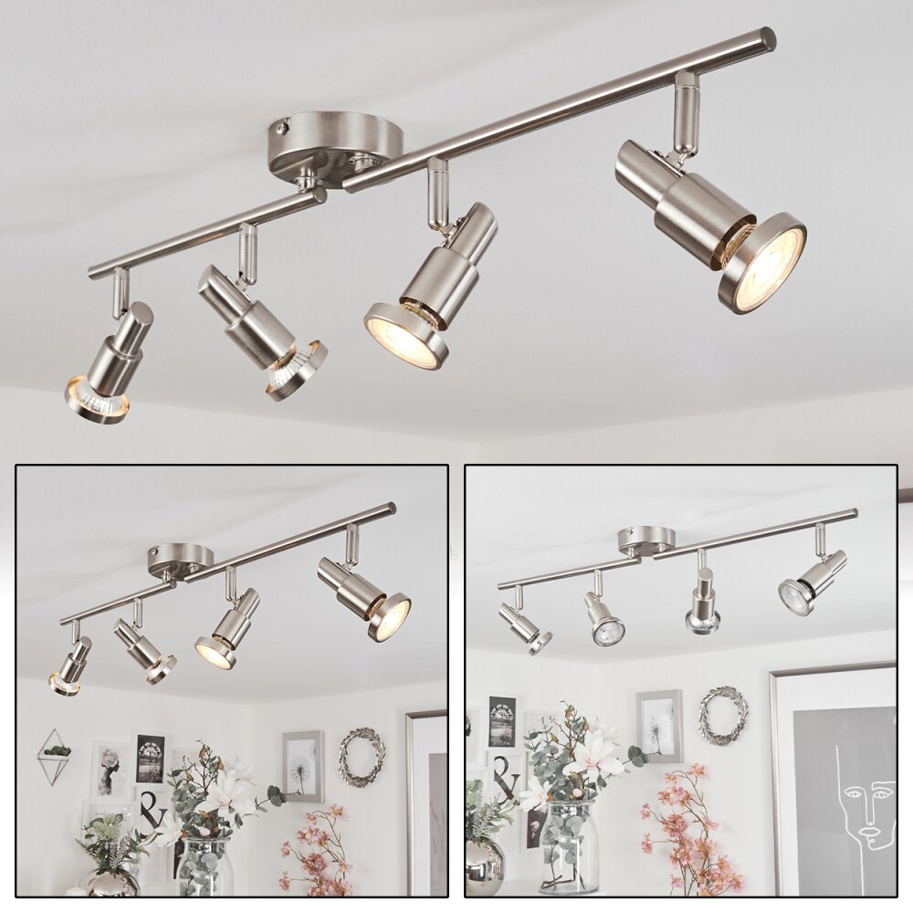 Lonquimay Deckenleuchte Nickel-Matt, 4-flammig main product photo