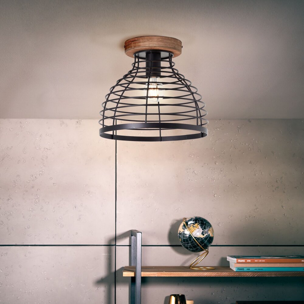 Brilliant Avia Deckenleuchte Schwarz, 1-flammig main product photo